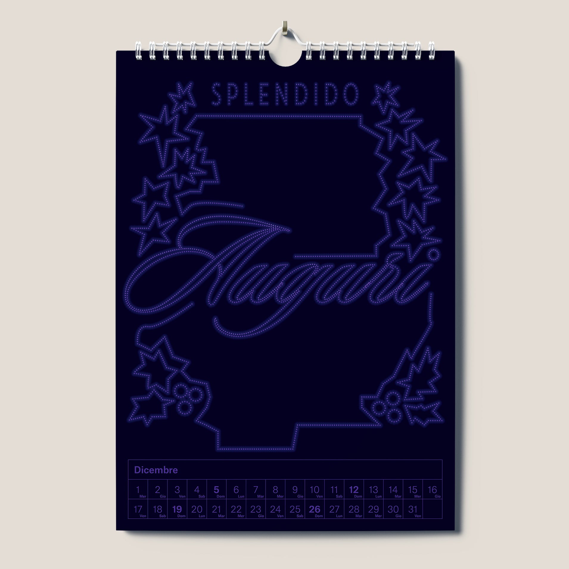 Calendario Splendido 2027