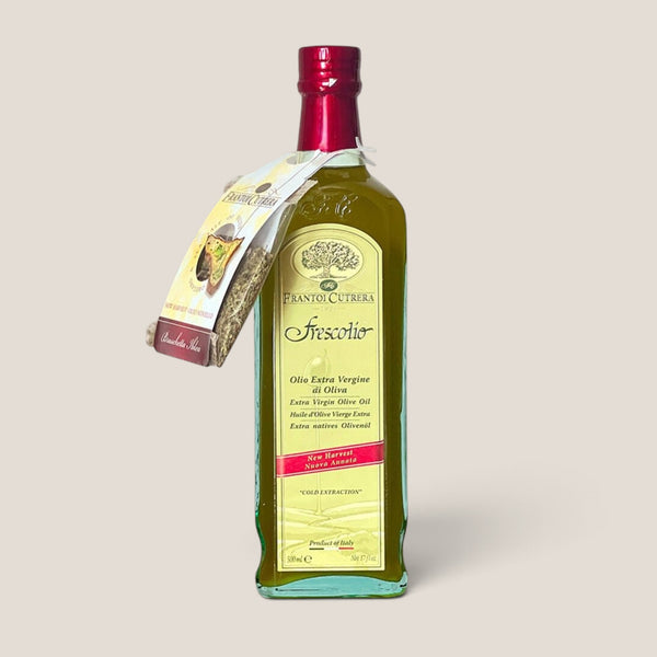 SPLENDIDO Frescolio Olio Novello von Frantoi Cutrera, ungefiltertes natives Olivenöl extra aus Sizilien, 500 ml