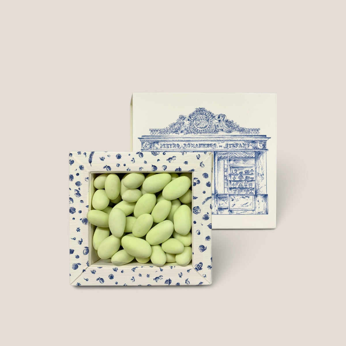 SPLENDIDO Confetti di Pistacchio von Romanengo, dragierte Pistazien aus Genua in der bedruckten Schachtel, 45 g
