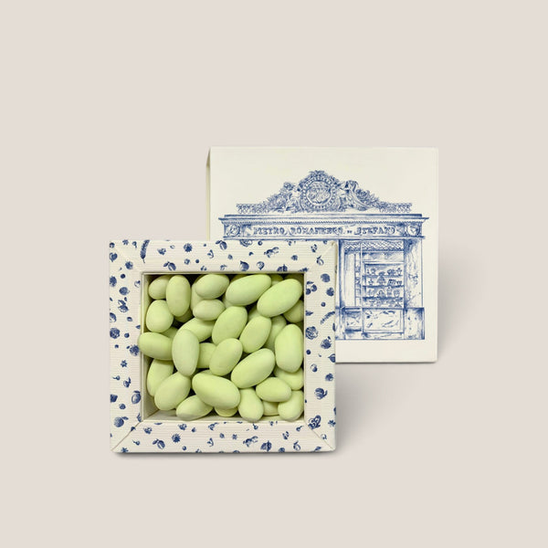 SPLENDIDO Confetti di Pistacchio von Romanengo, dragierte Pistazien aus Genua in der bedruckten Schachtel, 45 g