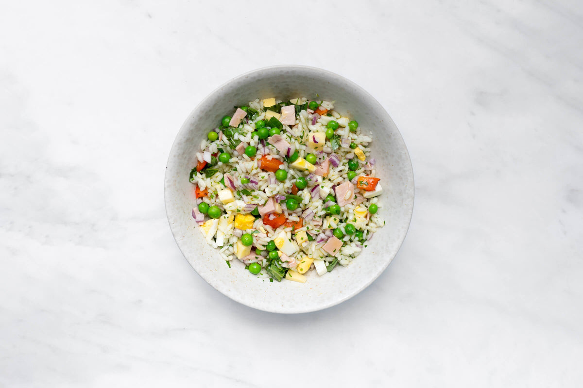 Der klassische Reissalat