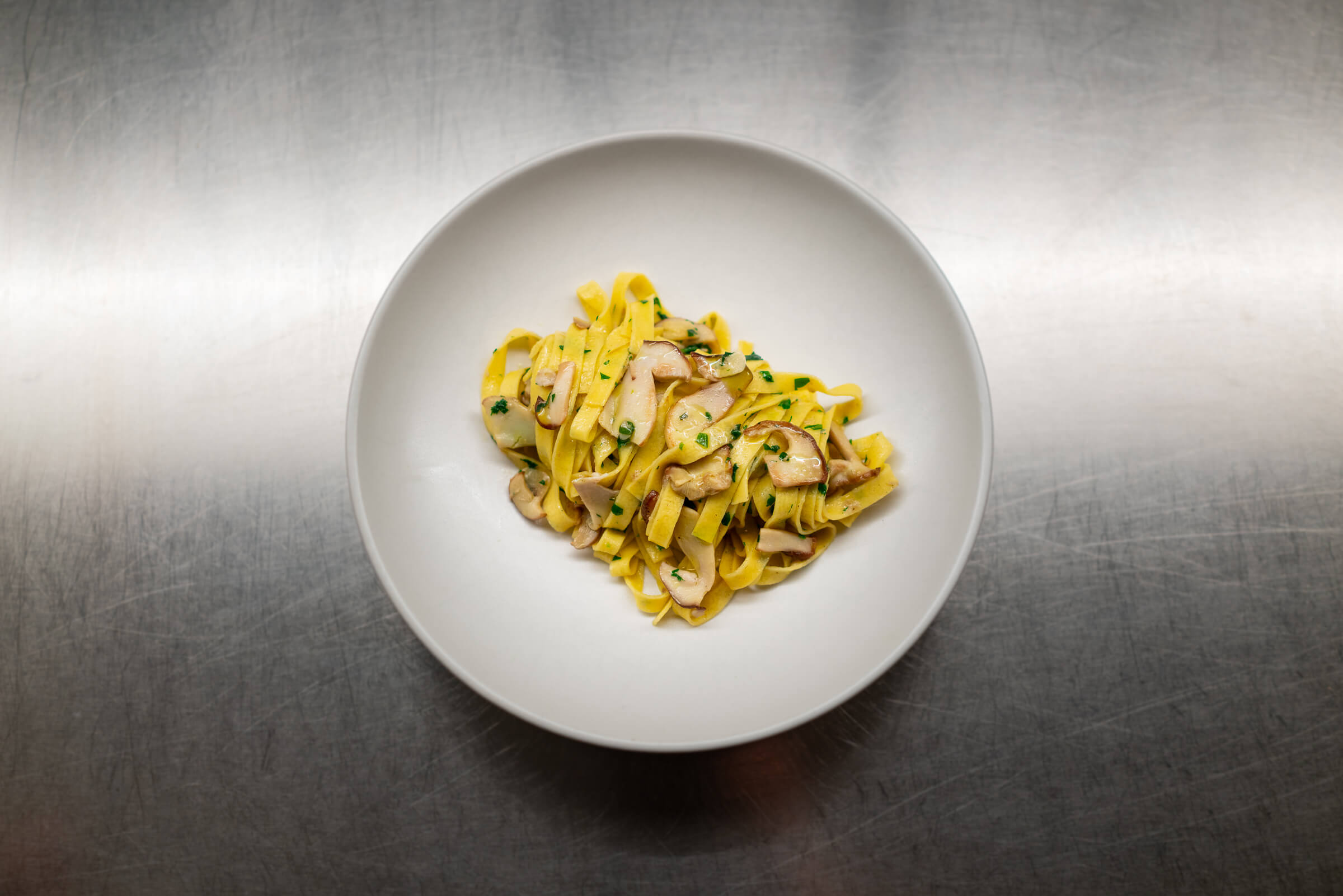 Tagliatelle mit frischen Steinpilzen