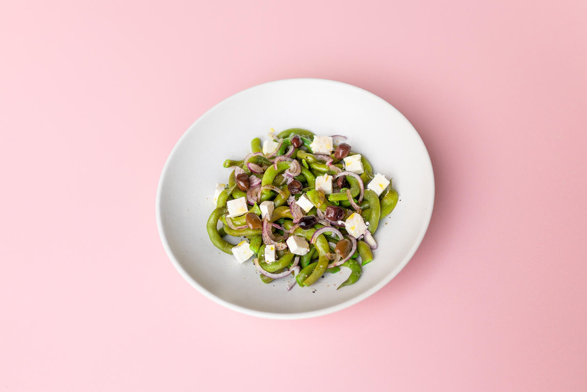 Salat mit grünen Bohnen